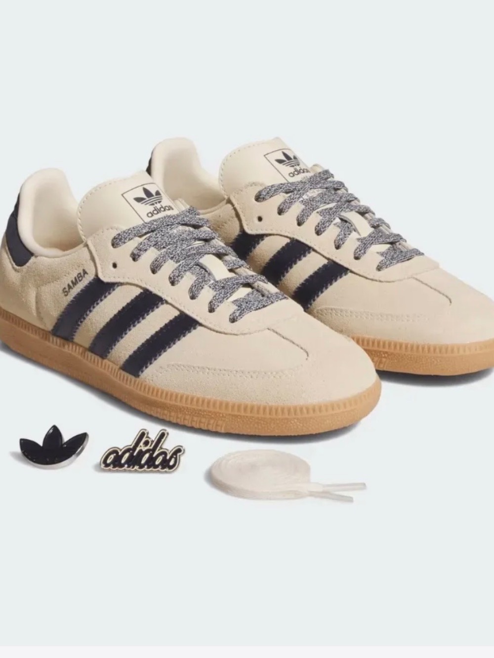 adidas Samba OG Warm Vanilla Night Indigo Bold Gold