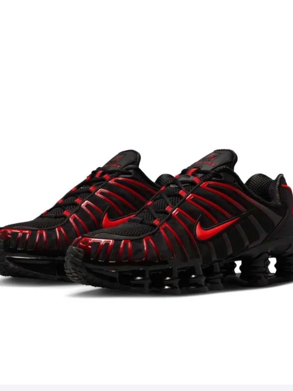 Nike Shox TL Black Light Crimson — 38 / 39 / 40 / 41 / 42 / 43, Novo