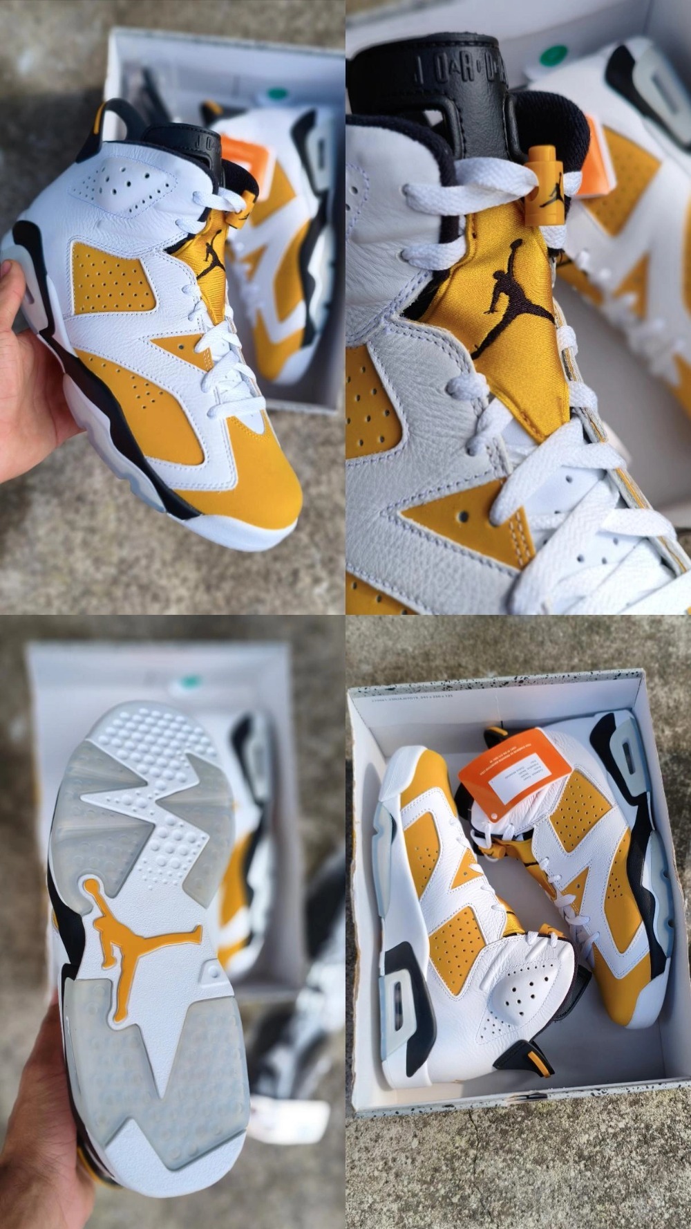 Air Jordan 6 Yellow Ochre