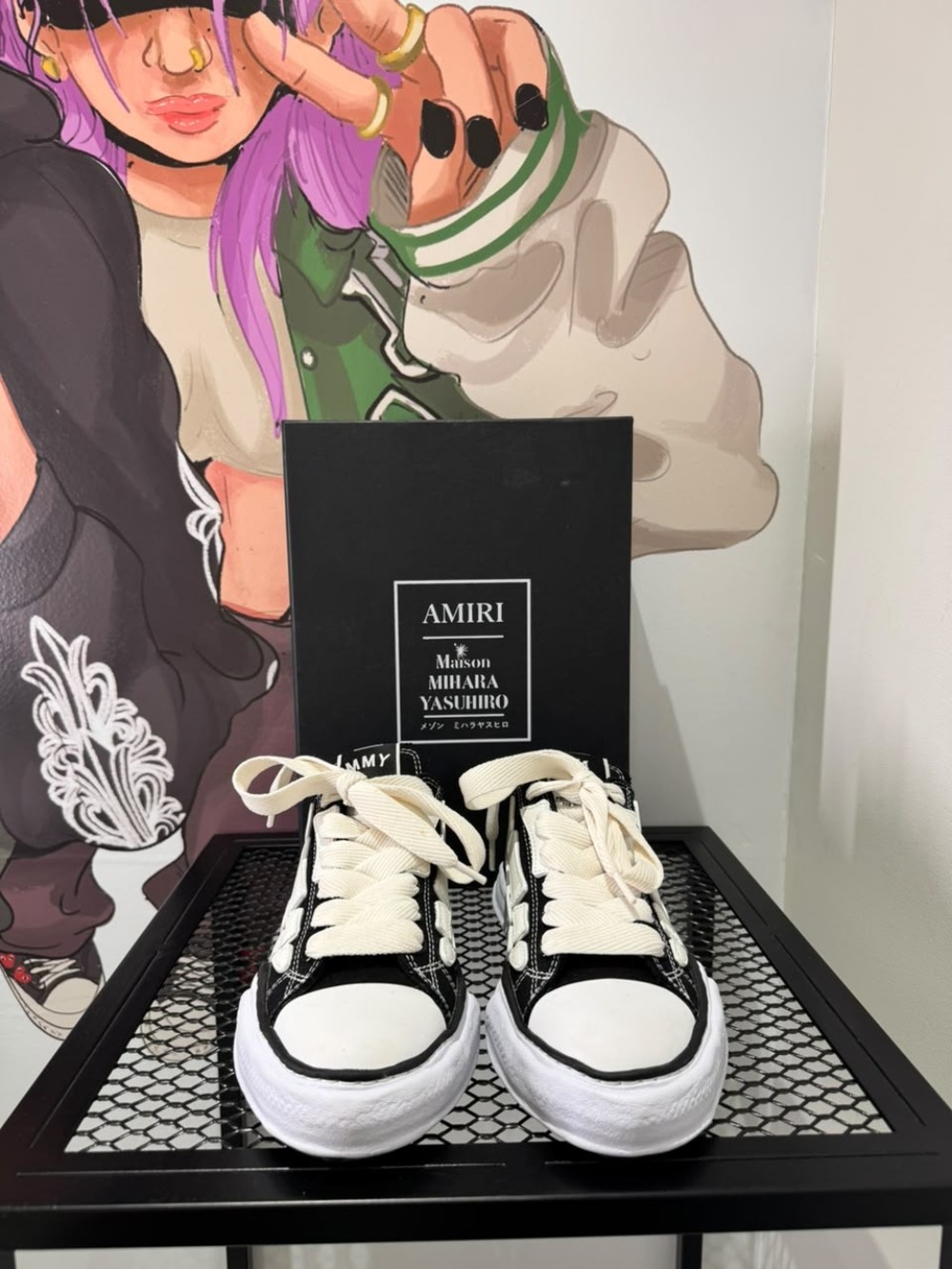 Amiri x Maison Mihara Yasuhiro Bones Black