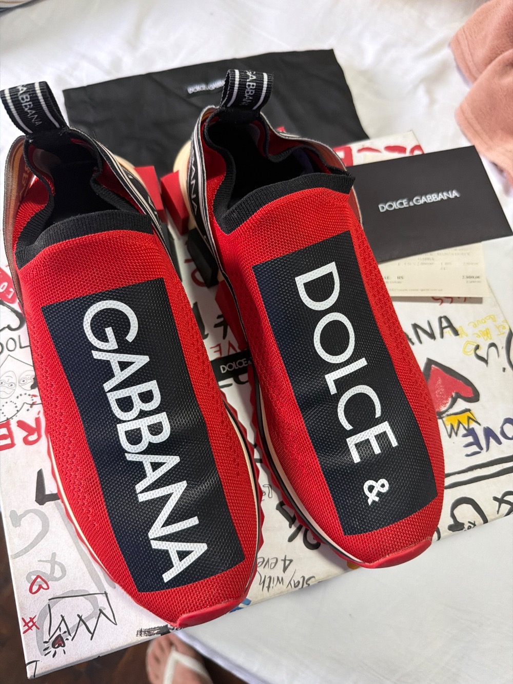 Dolce & Gabbana Vintage Sorrento de tricô Red