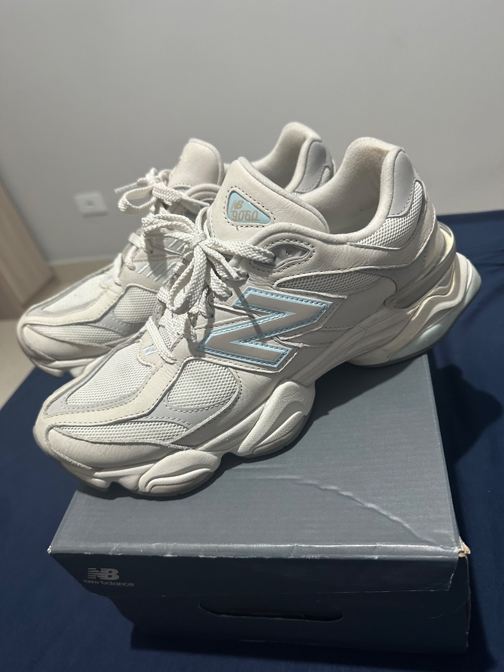 New Balance 9060 Reflection Raincloud Quarry Blue — 42, Usado