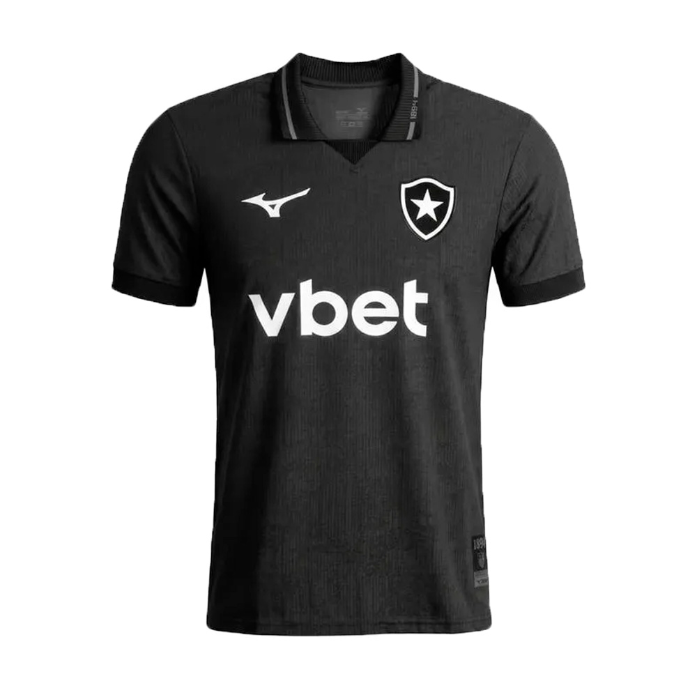 Camisa Mizuno Botafogo II 26/27 Masculina Preta TAMANHO:G