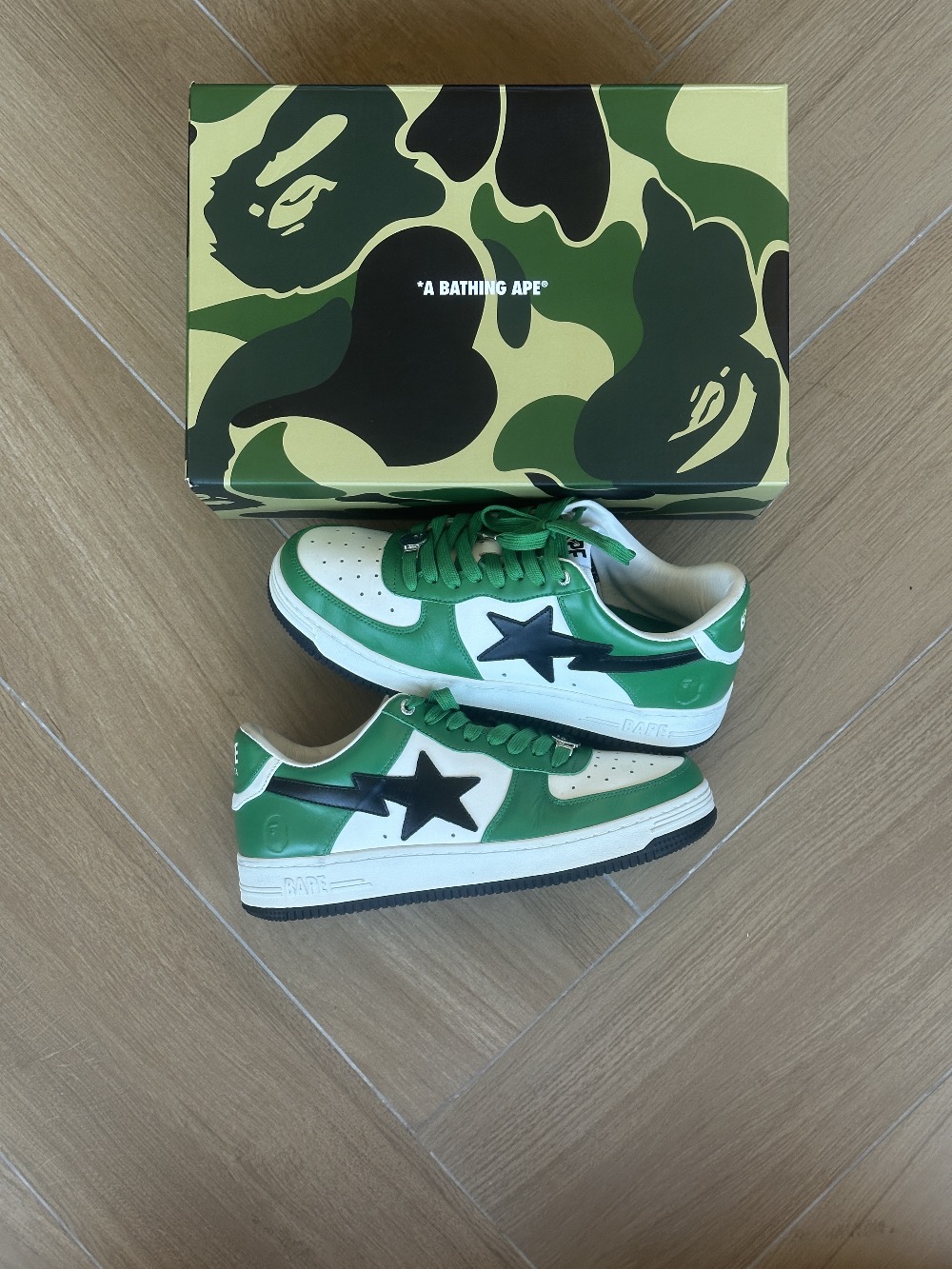 A Bathing Ape Bape Sta #3 M2 Green