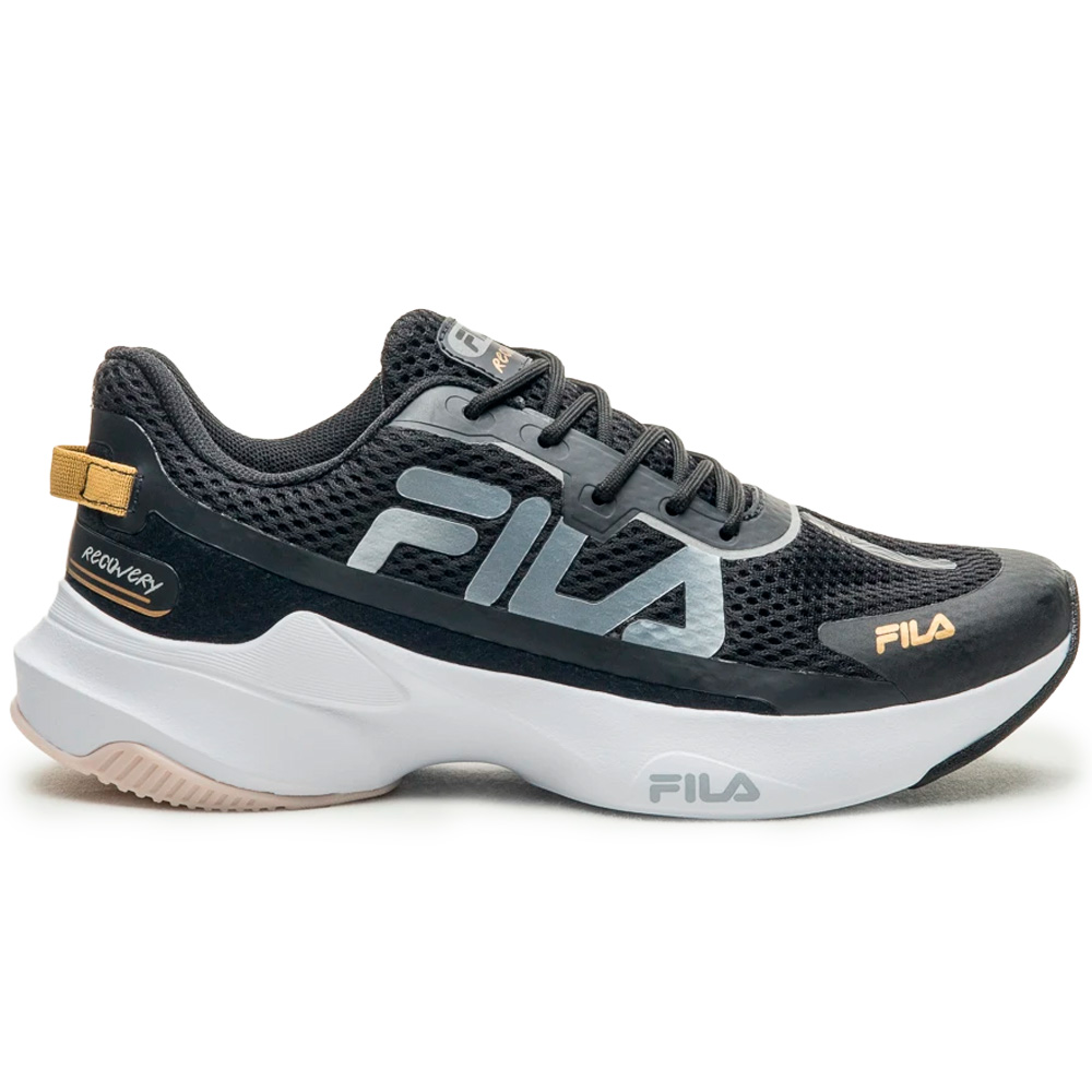 Fila Recovery Black Grey Feminino
