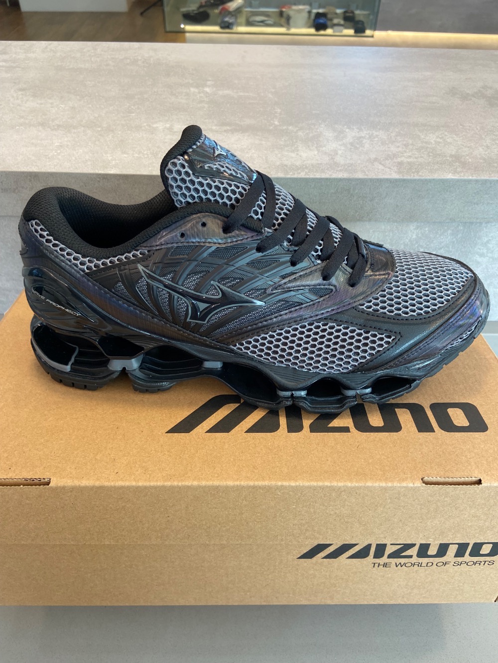 Mizuno Wave Prophecy Ls Black Sand Iron Gate & Black