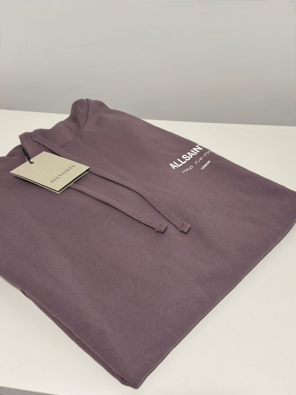 Moletom AllSaints Underground Pullover Logo Purple