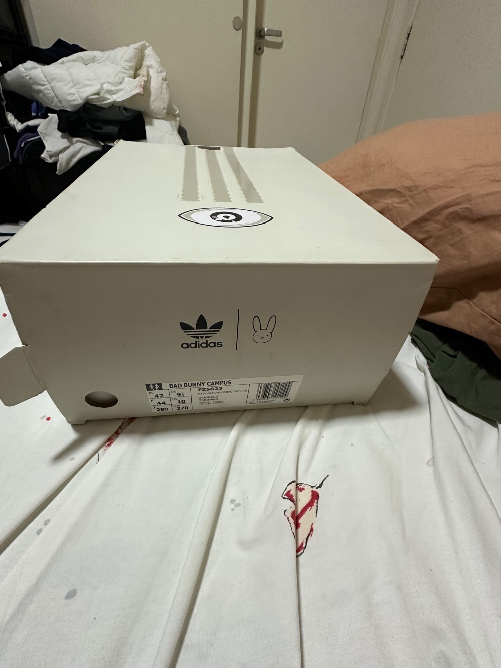 Bad Bunny x adidas Campus Light Cloud White