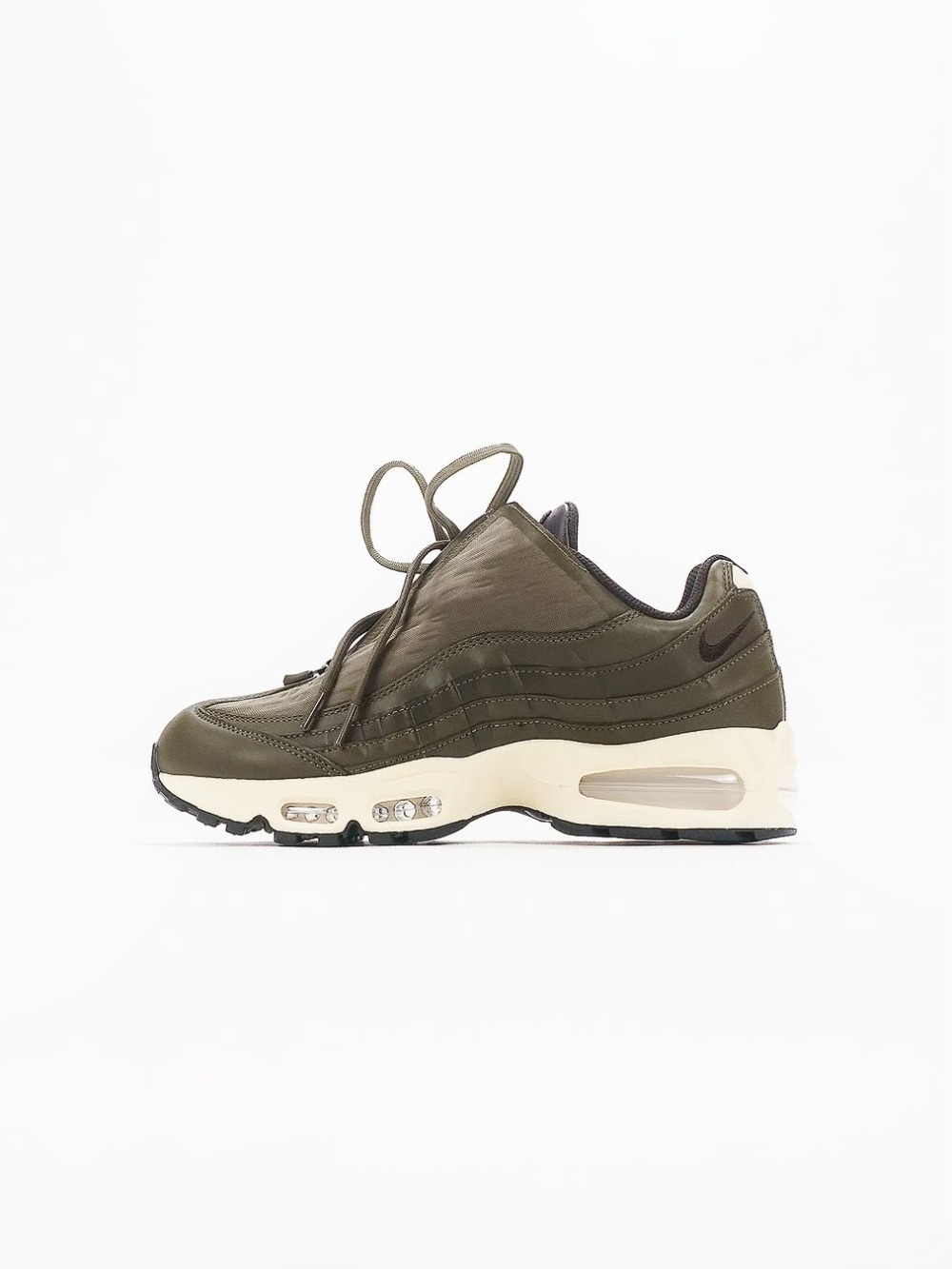 Nike Air Max 95 Big Bubble Zip Medium Olive Alabaster