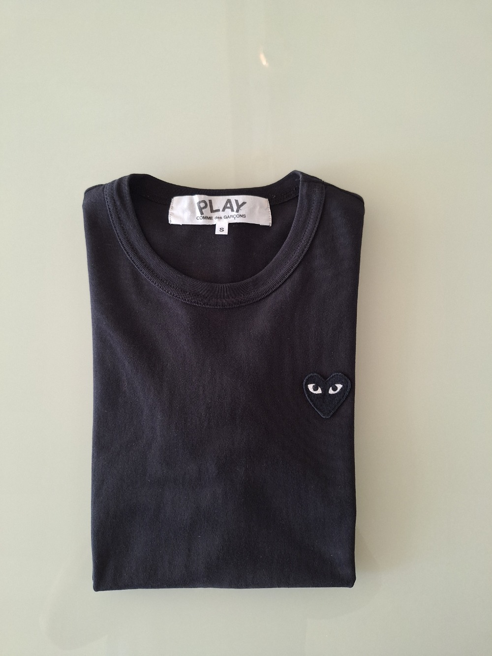 Camiseta Comme des Garçons PLAY Little Heart Black