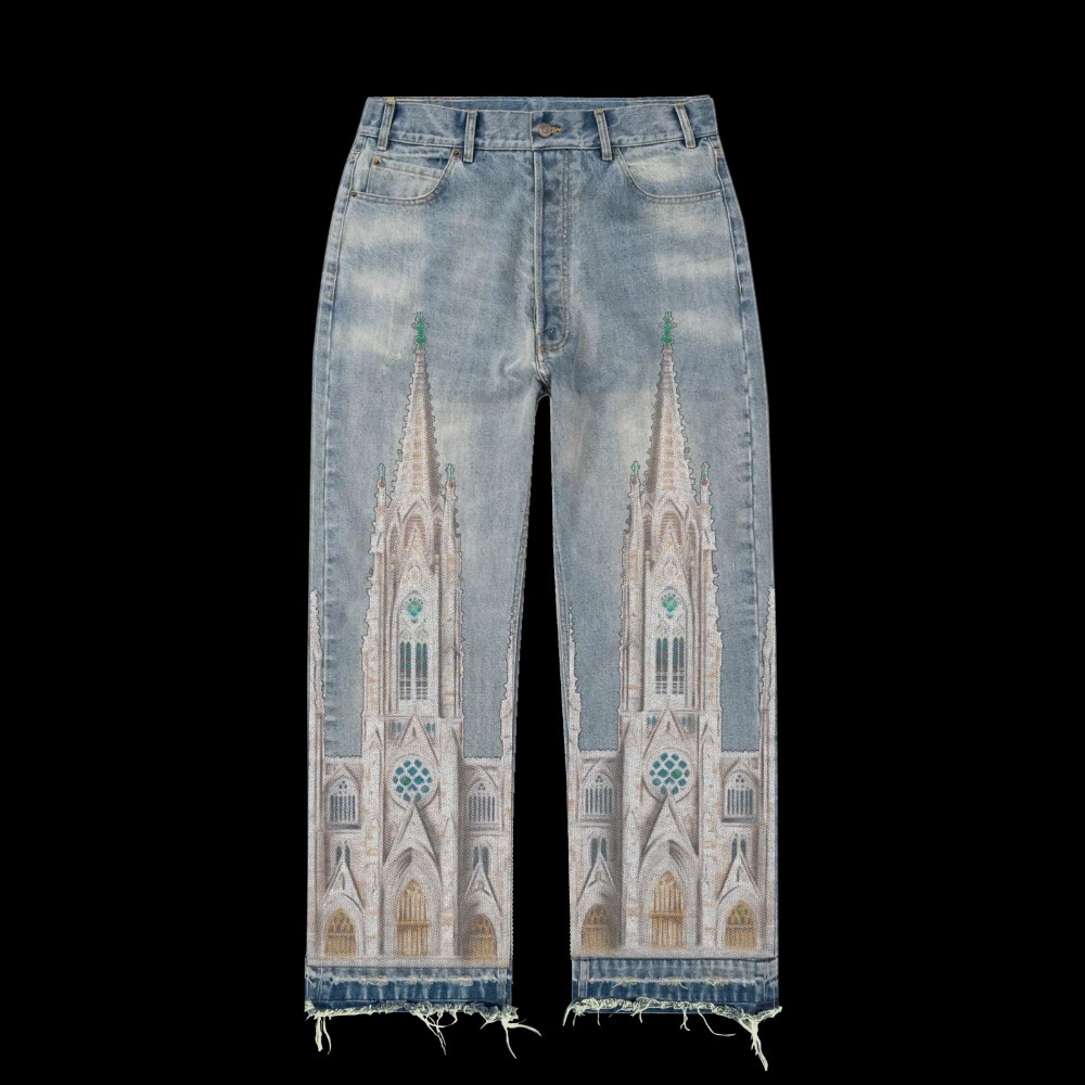 Calça Bravest Studios Cathedral Denim Blue