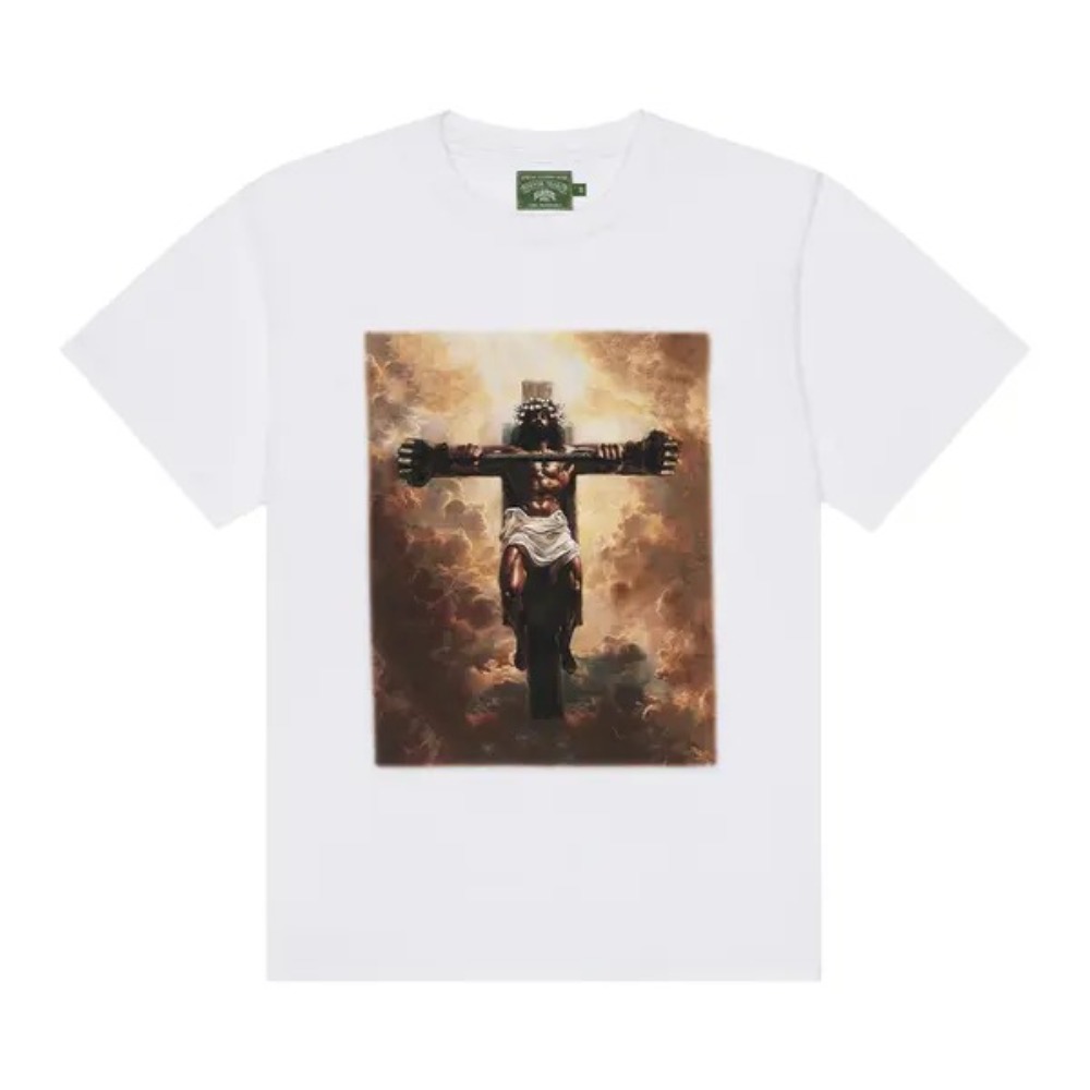 Denim Tears x Hardies - CAMISETA BUFF JESUS "Branco"