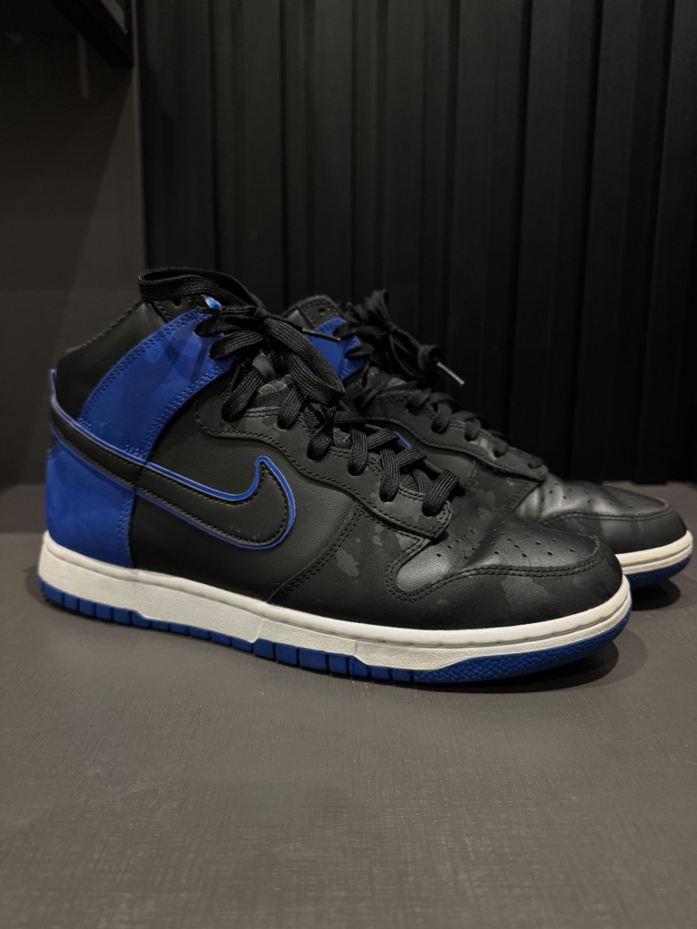 Nike Dunk High Camo Black Royal
