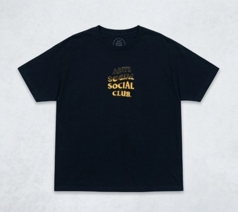 Camiseta Anti Social Social Club A Fire Inside Black