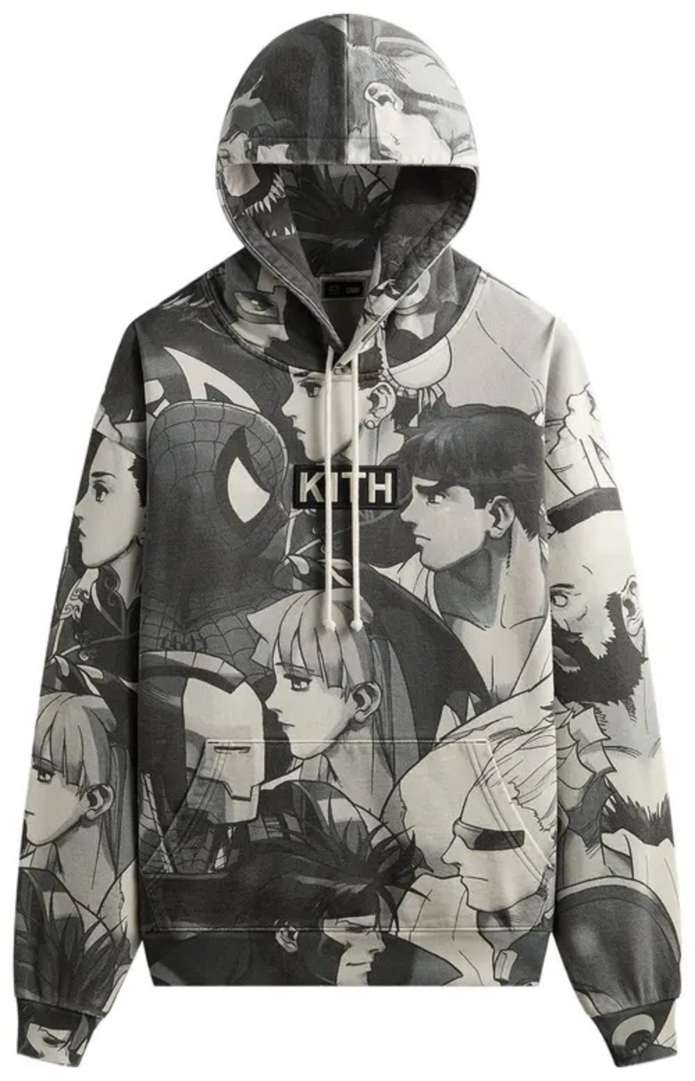 Marvel vs. Capcom x Kith Moletom Fighter All-Over Vintage Nelson Sandrift