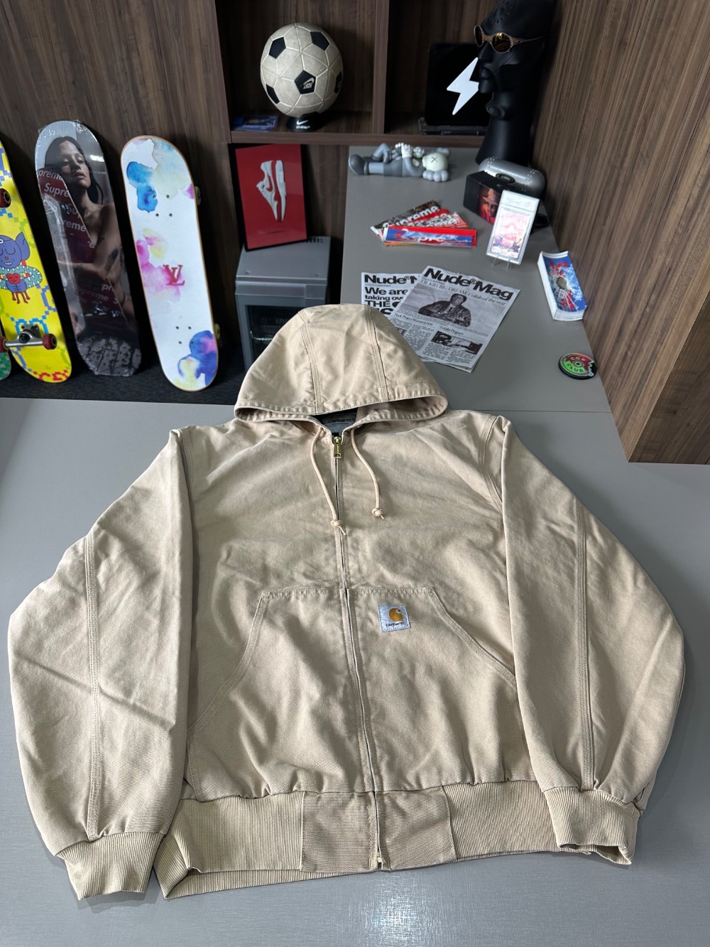 Jaqueta Carhartt OG Active Dusty H Brown Stone
