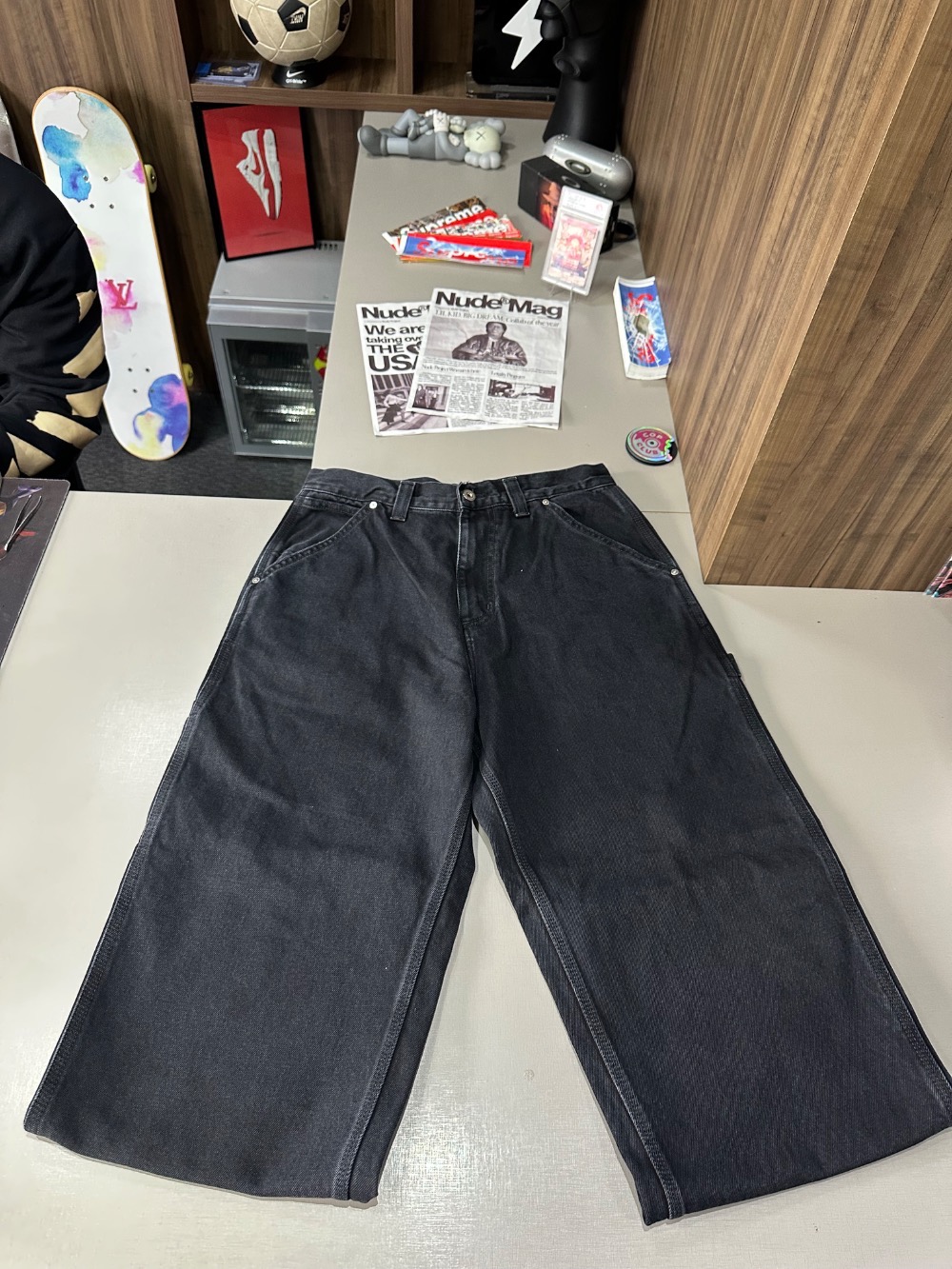 Calça Carhartt Belmont Pant Black Stone Washed