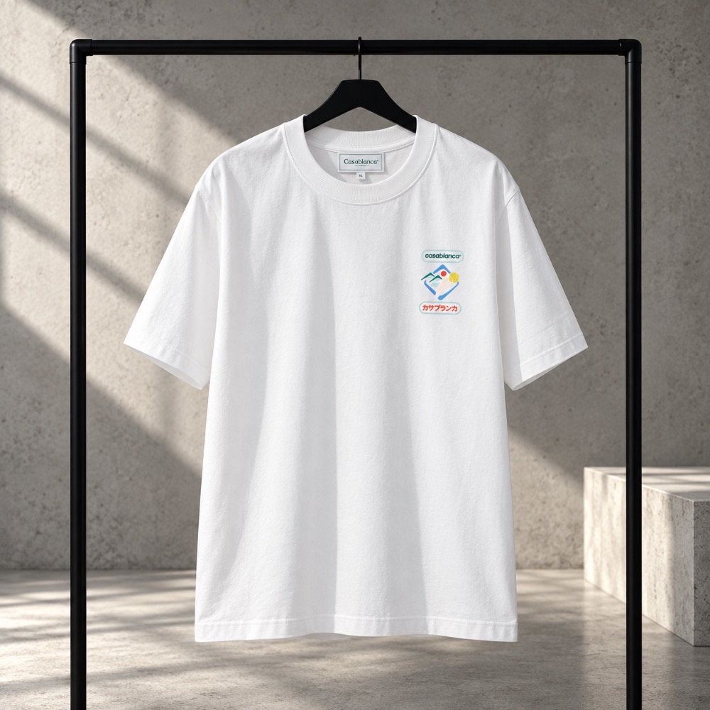 Camiseta Casablanca Montaigne Sportif White Branca