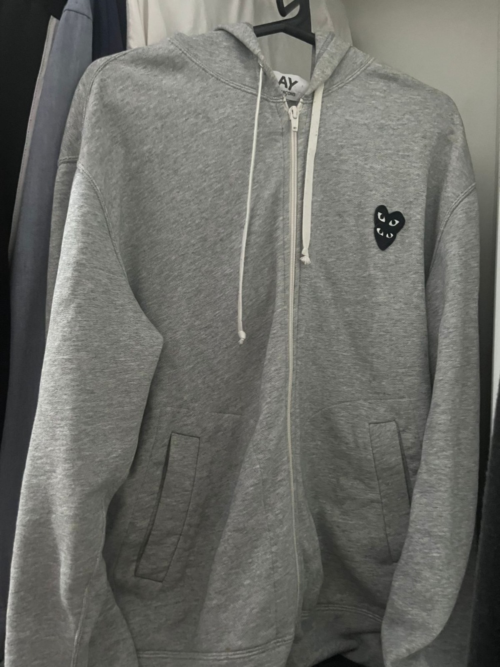 Comme des Garçons Vintage Double Heart Zipped Hoodie