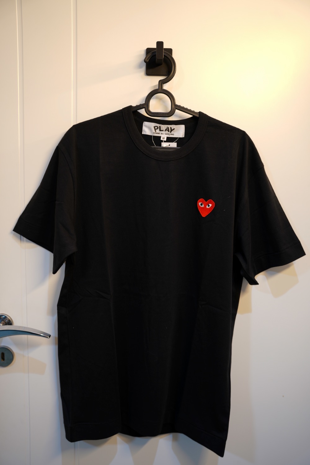 Camiseta Comme des Garçons PLAY Mini Heart Logo Black
