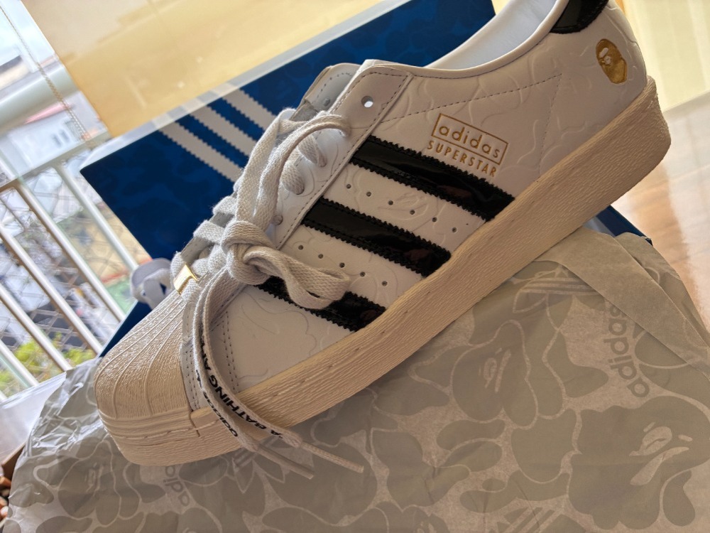 A Bathing Ape BAPE x adidas Superstar White