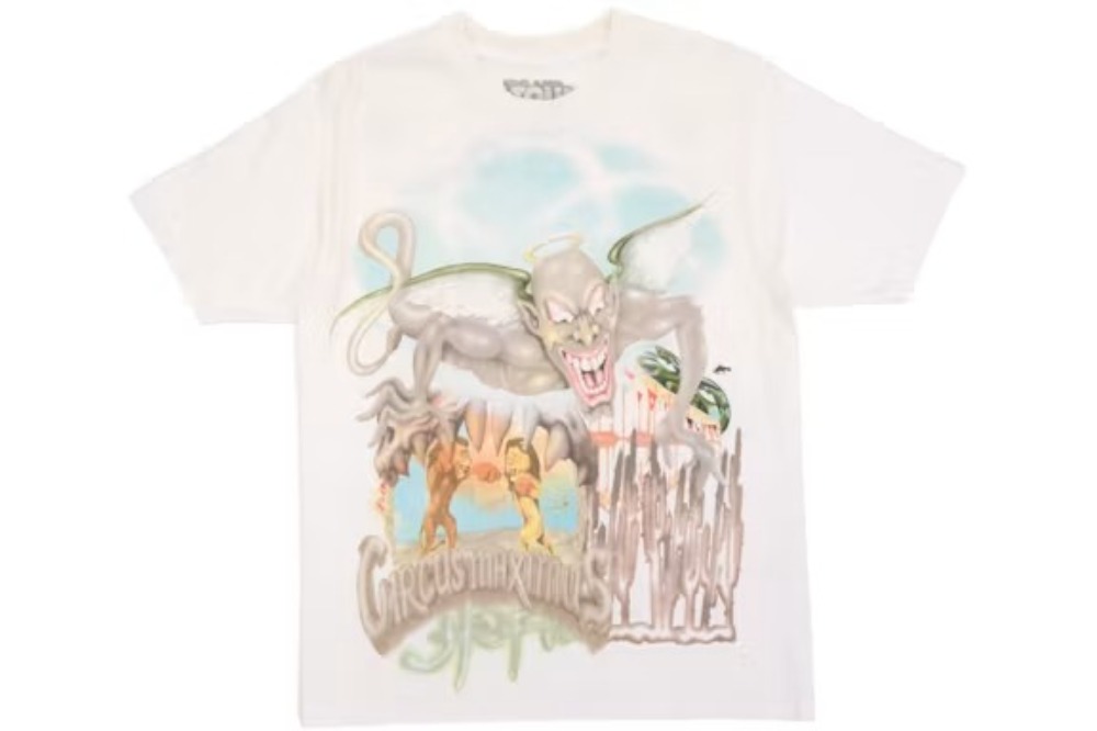 Travis Scott - Camiseta Utopia Circus Maximus 2023 Tour III Tee 2