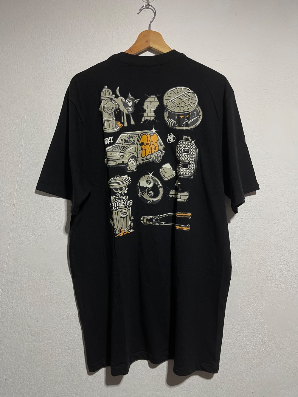 Camisa Thug Nine Mess Masculina Preto