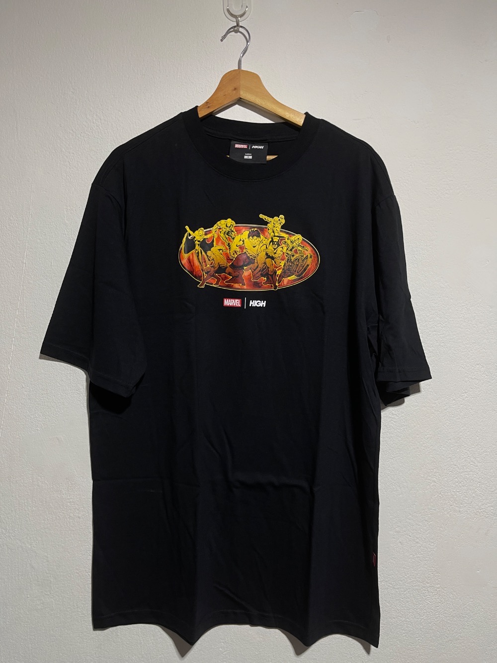 CAMISETA HIGH COMPANY X MARVEL HEROES BLACK