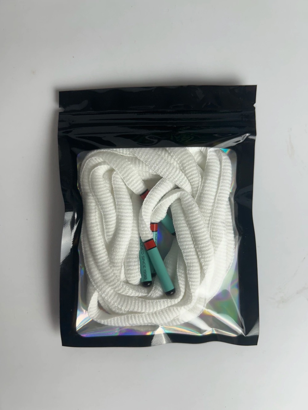 Cadarços TN Laces Tuned Since 1998 White Teal