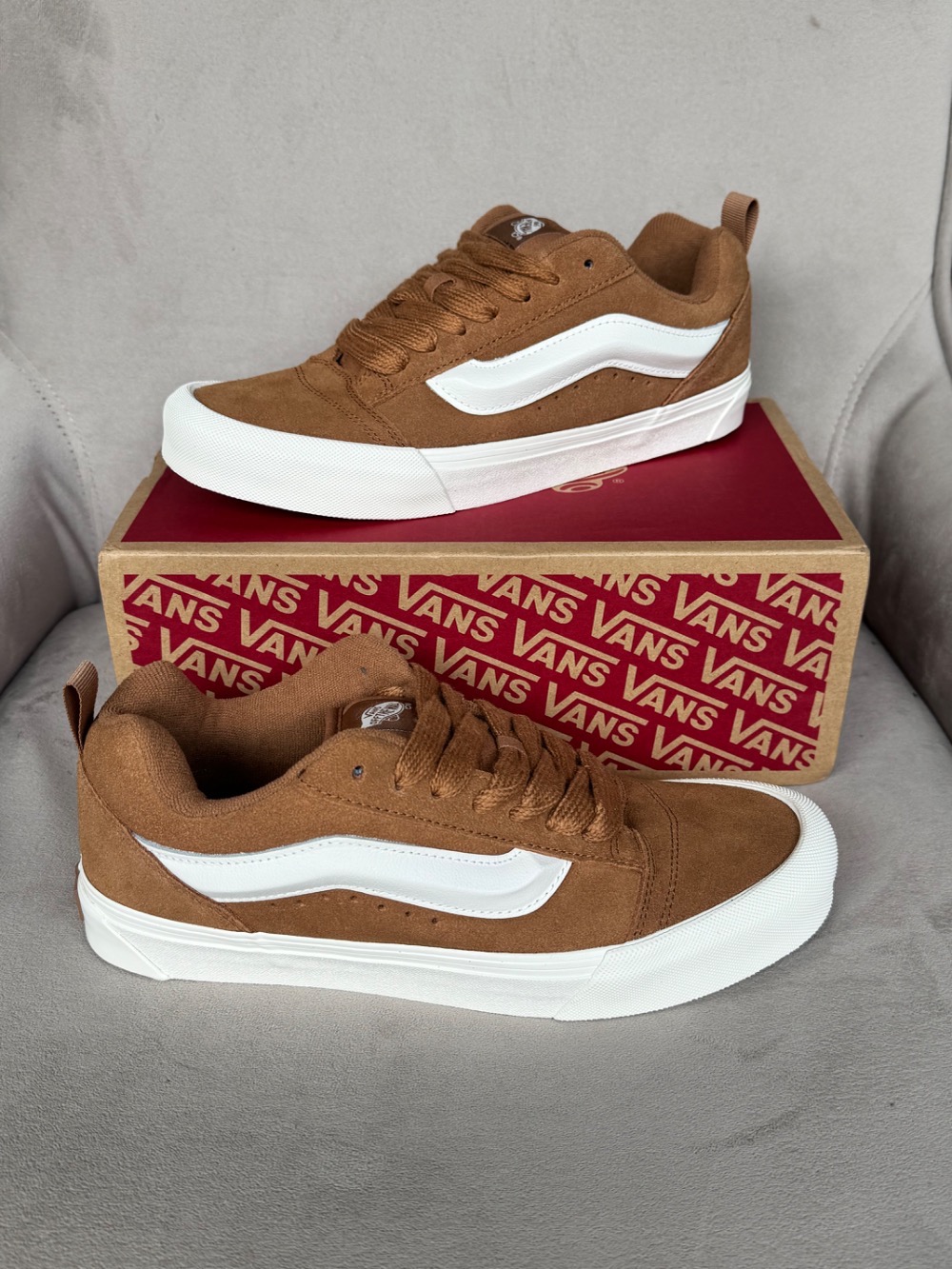 Vans Knu Skool Brown White