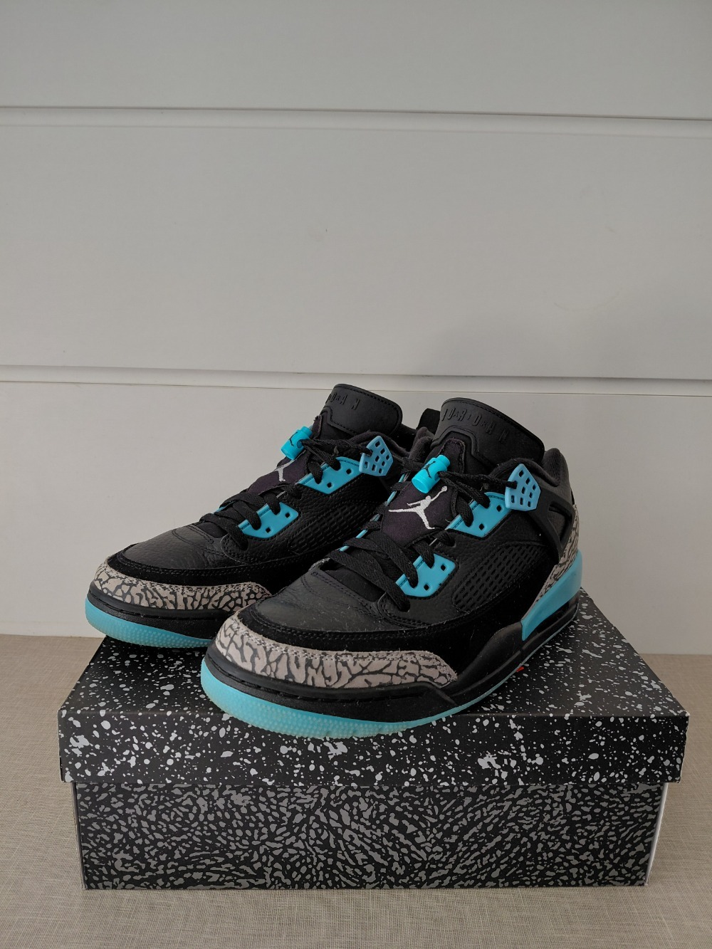 Air Jordan Spizike Low Black Gamma Blue