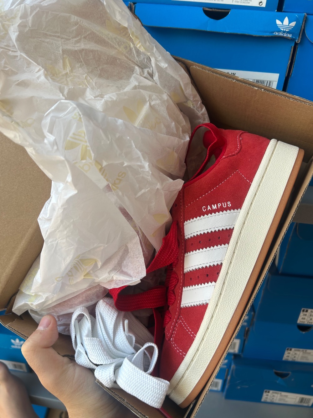 adidas Campus 00s Better Scarlet Cloud White