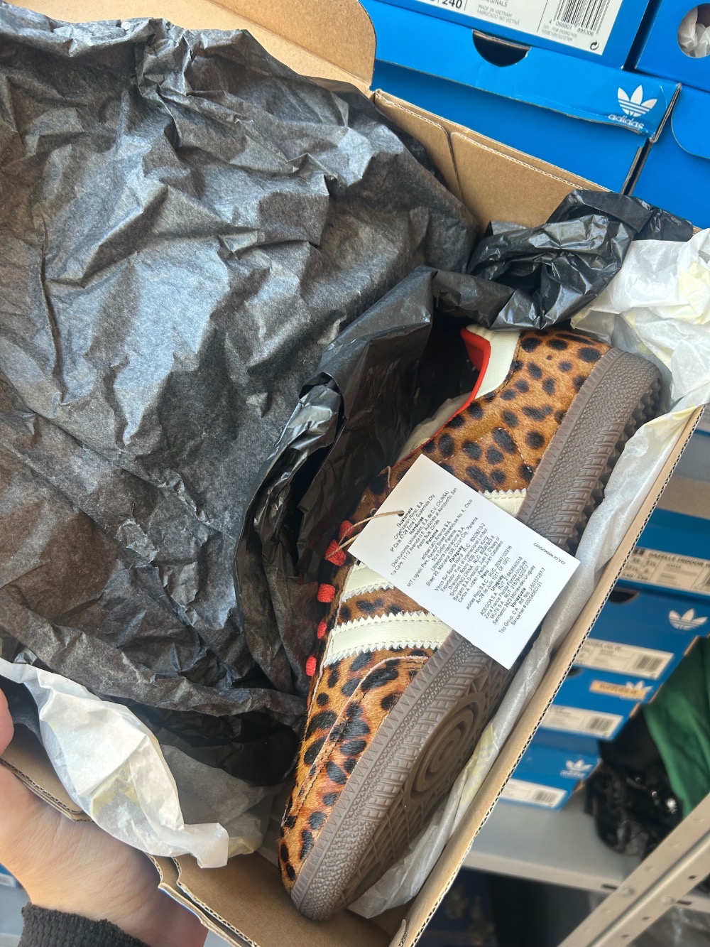 adidas Samba OG Preloved Red Leopard