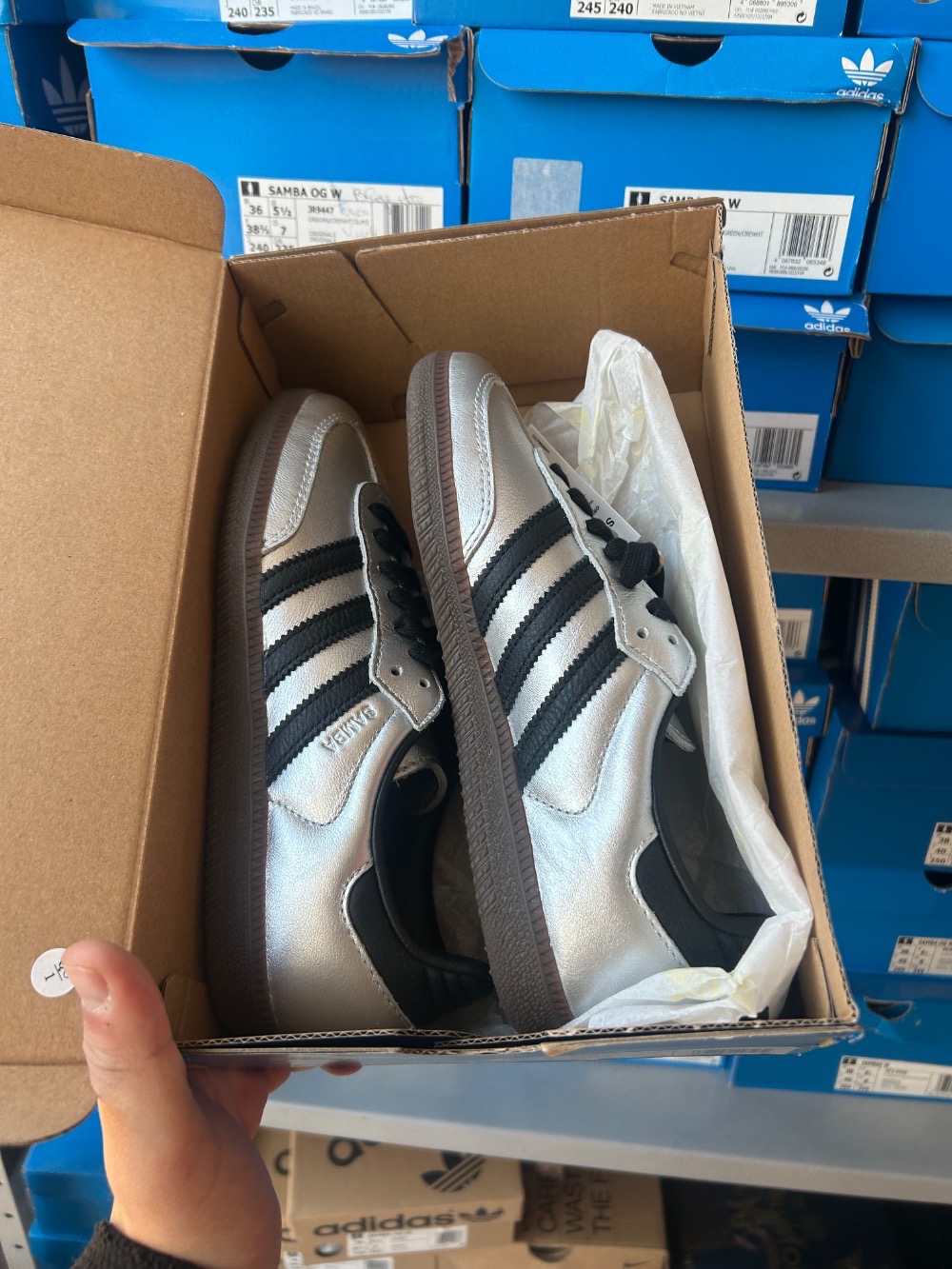 adidas Samba OG Silver Metallic
