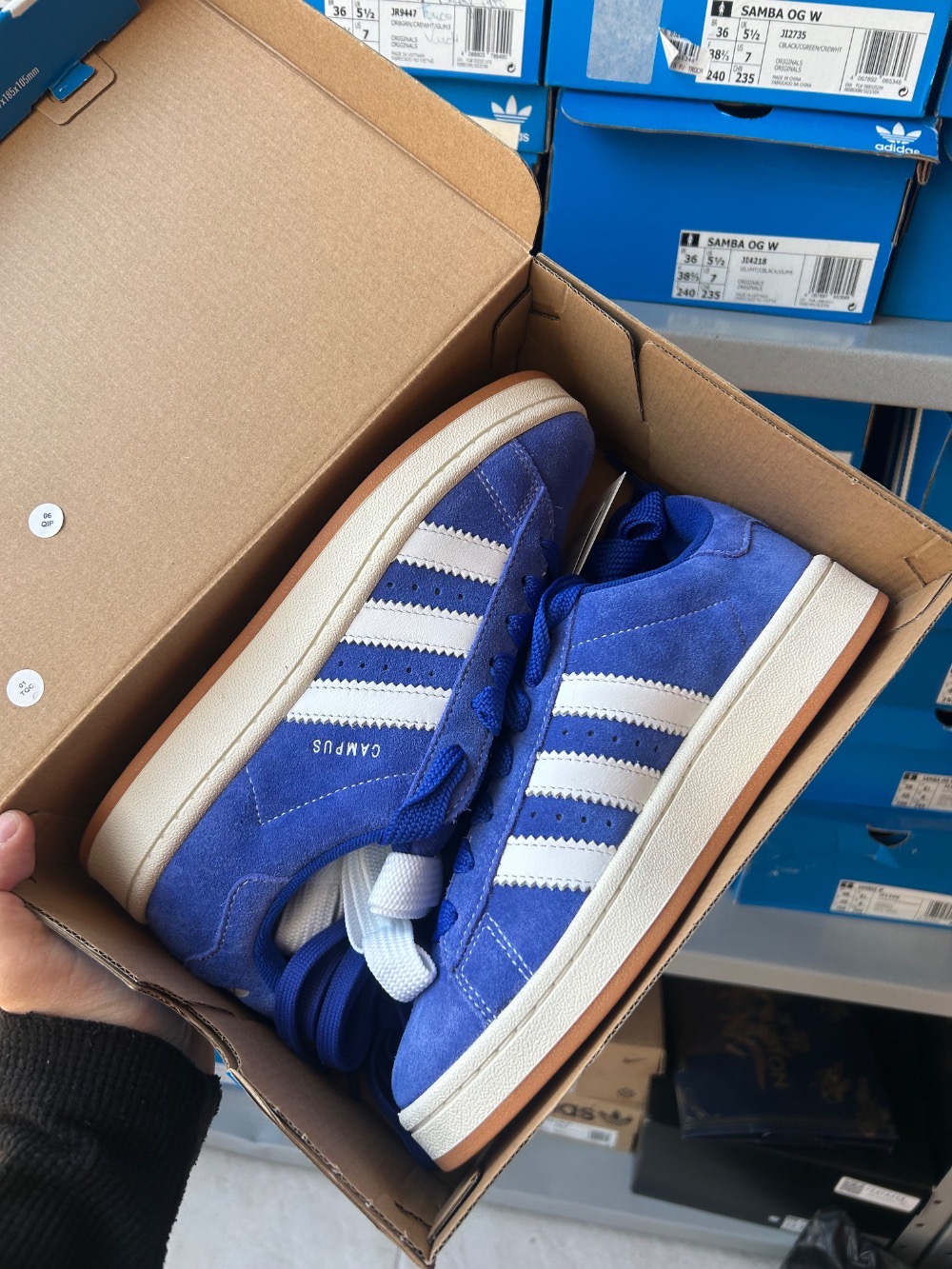 adidas Campus 00s Semi Lucid Blue Cloud White