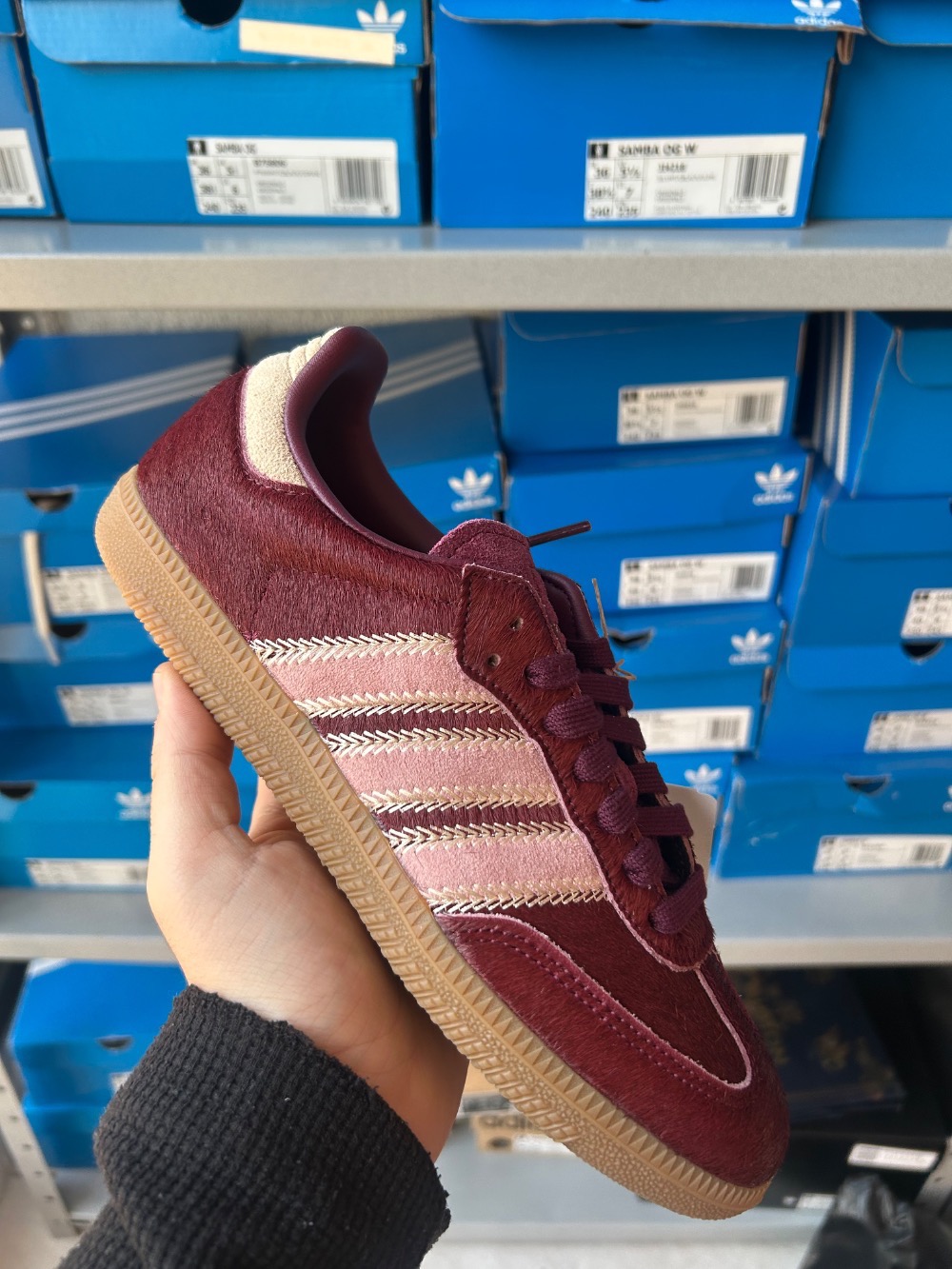 adidas Samba OG Sand Strata Maroon Warm Clay