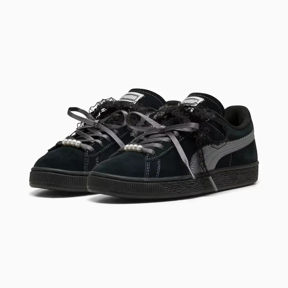 Puma Suede Bloom Black Slate Sky