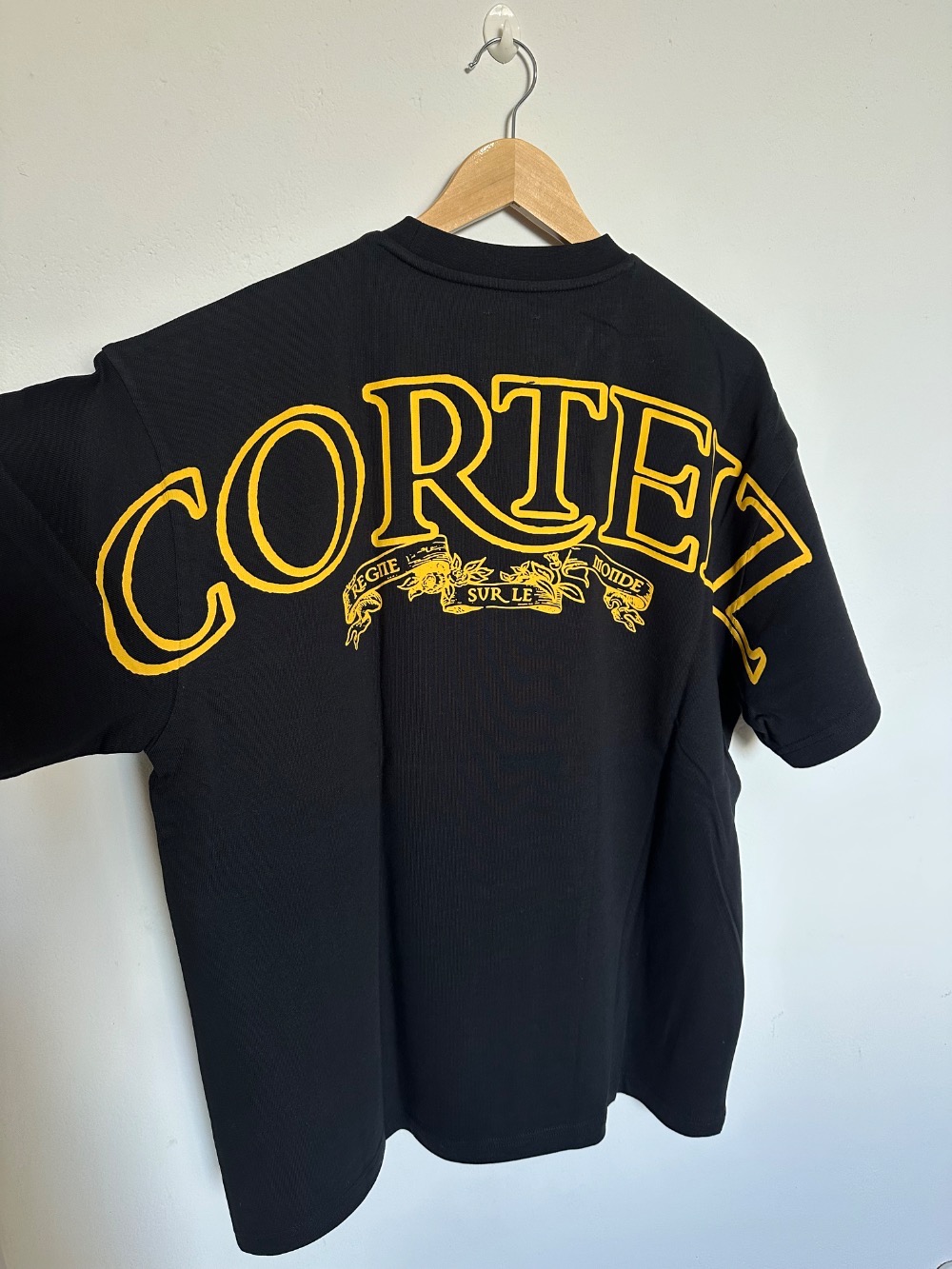 Camiseta Corteiz Royale Heavyweight Black Yellow
