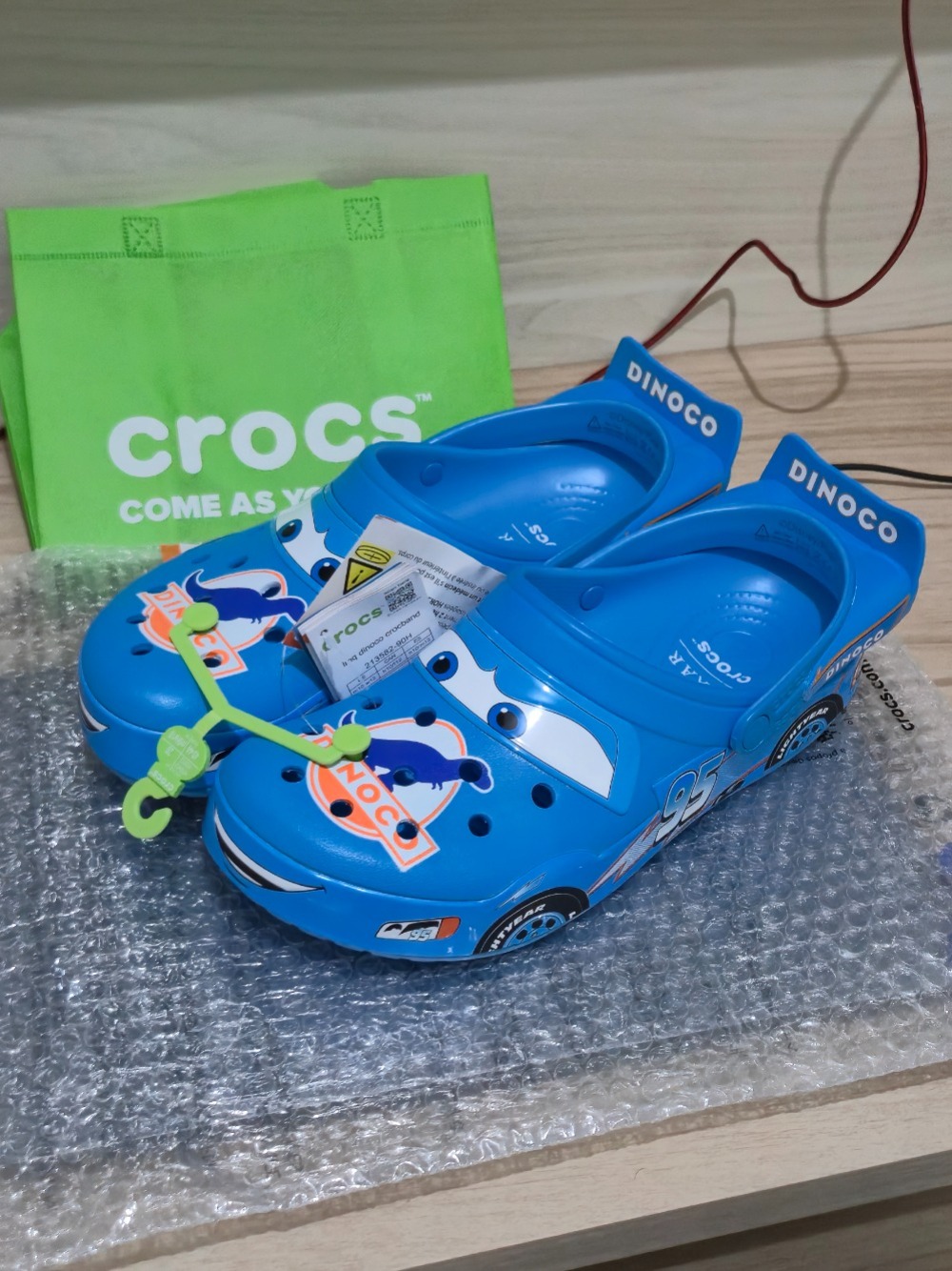 Cars x Crocs Crocband Lightning McQueen Dinoco Blue