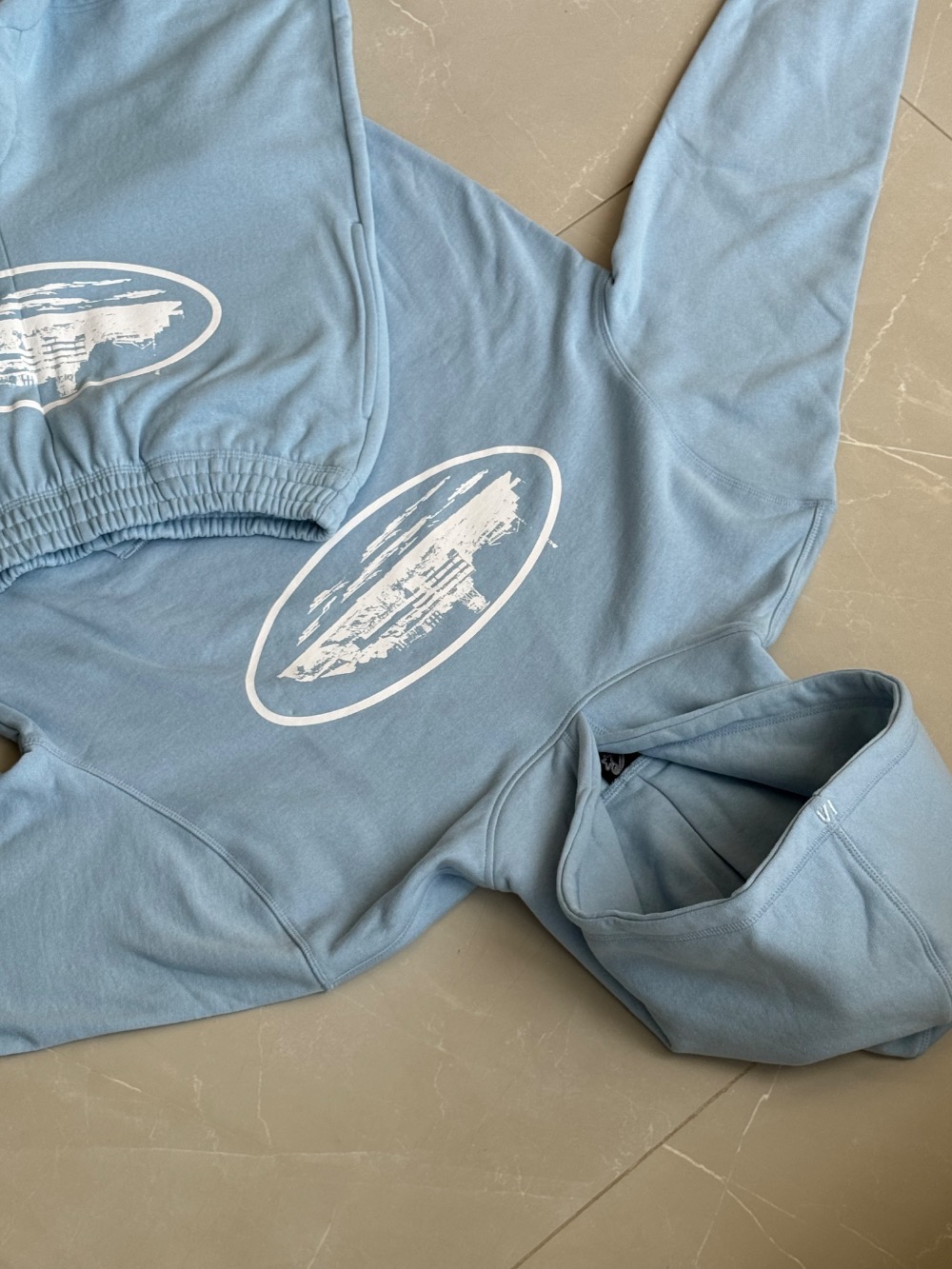 Moletom Corteiz Alcatraz Baby Blue