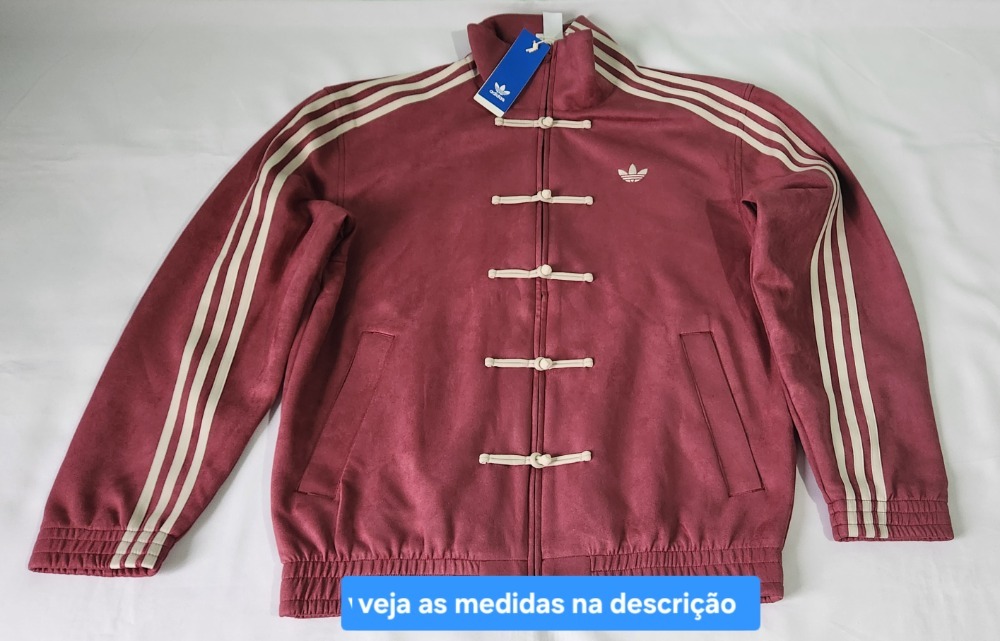 Jaqueta adidas New Chinese Style Track Top Collegiate Burgundy — G, Novo