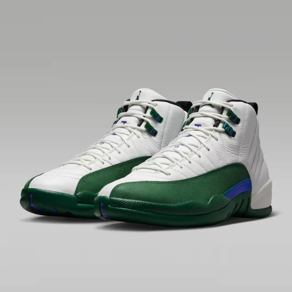 Air Jordan 12 Retro Idols Become Rivals Summit White Gorge Green