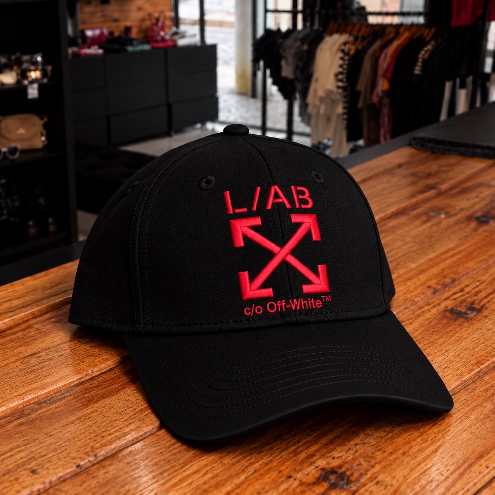 Boné L/AB Off-White Clamp Arrows Curved Brim Twill Cap
