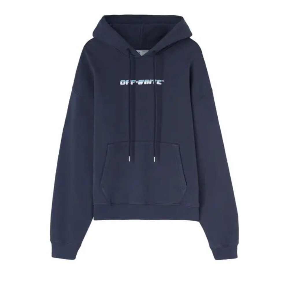 Off-White - Moletom Between Arrow Over Hoodie 'Outerspace White'