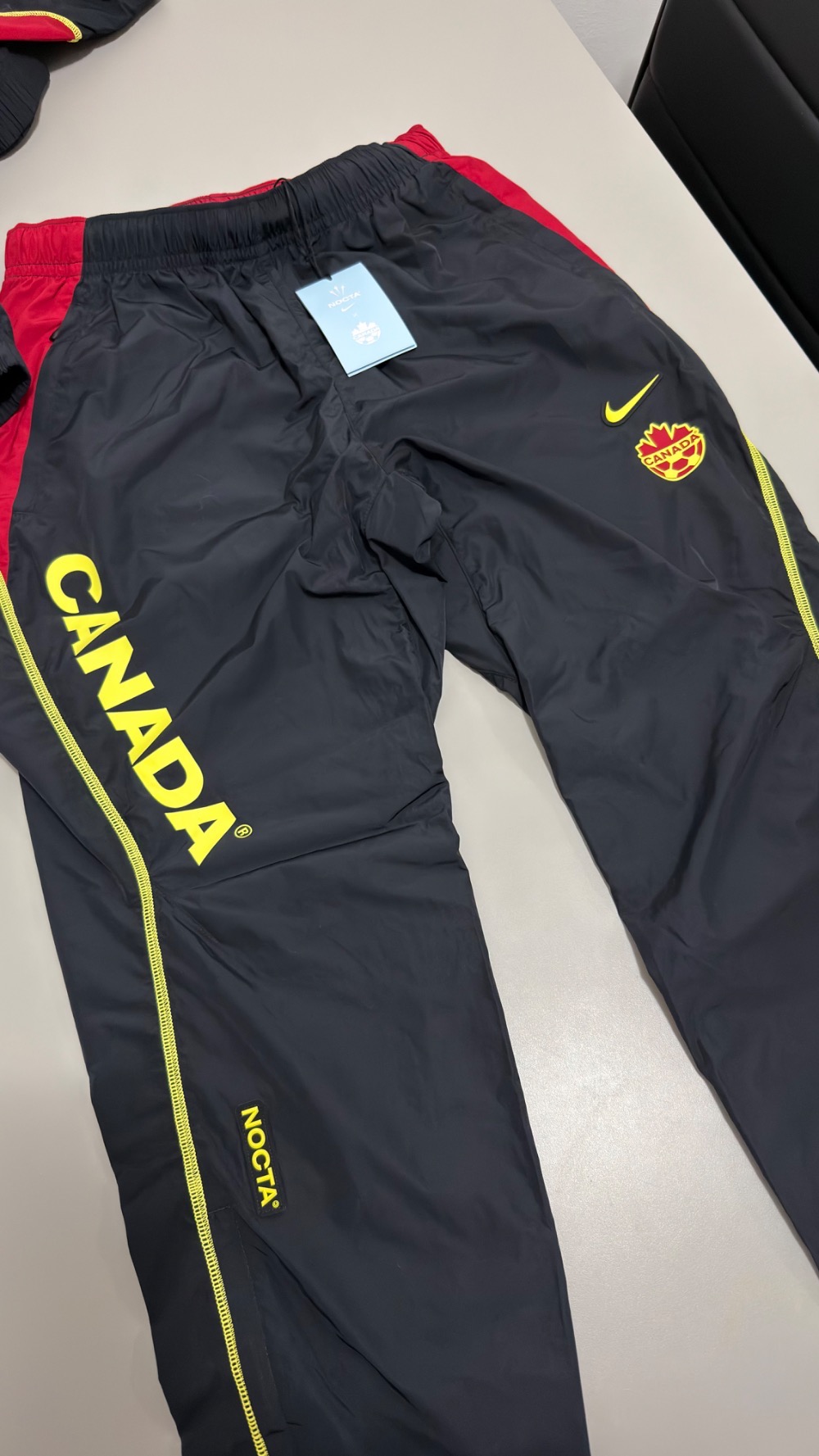Canada x NOCTA x Nike Calça Braided Black — P / M / G / XG, Novo