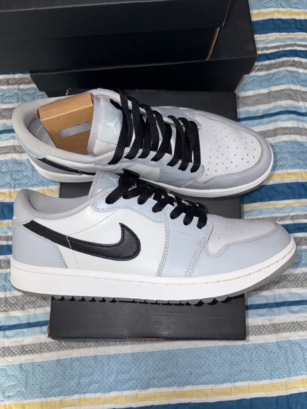 Air Jordan 1 Low Golf Wolf Grey — 41, Usado
