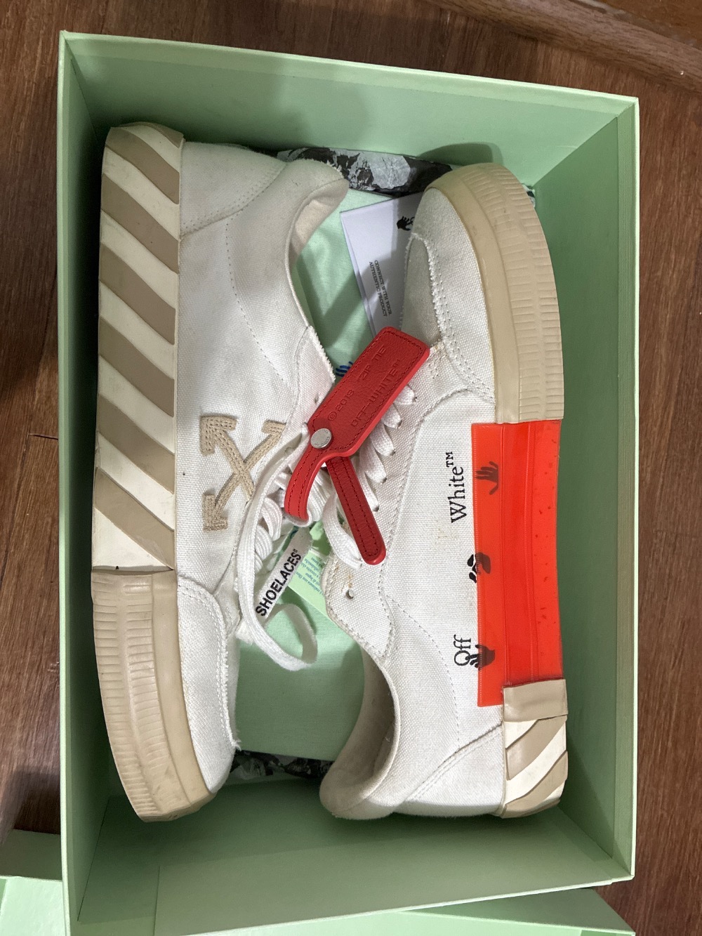 Off-White Low vulcanized canvas white sand