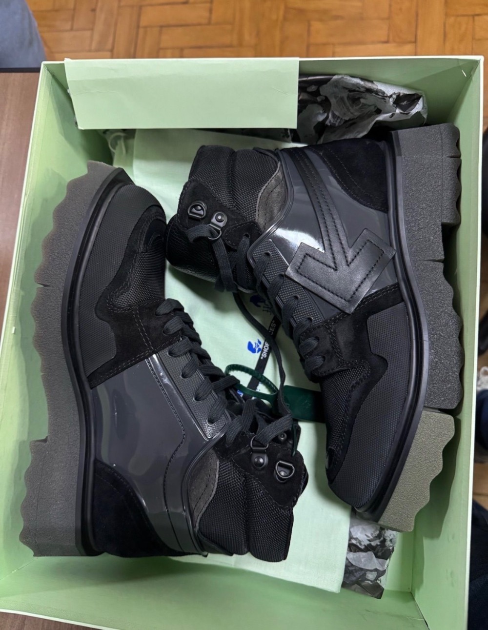 Off-White Sponge Sole Hiking Boot