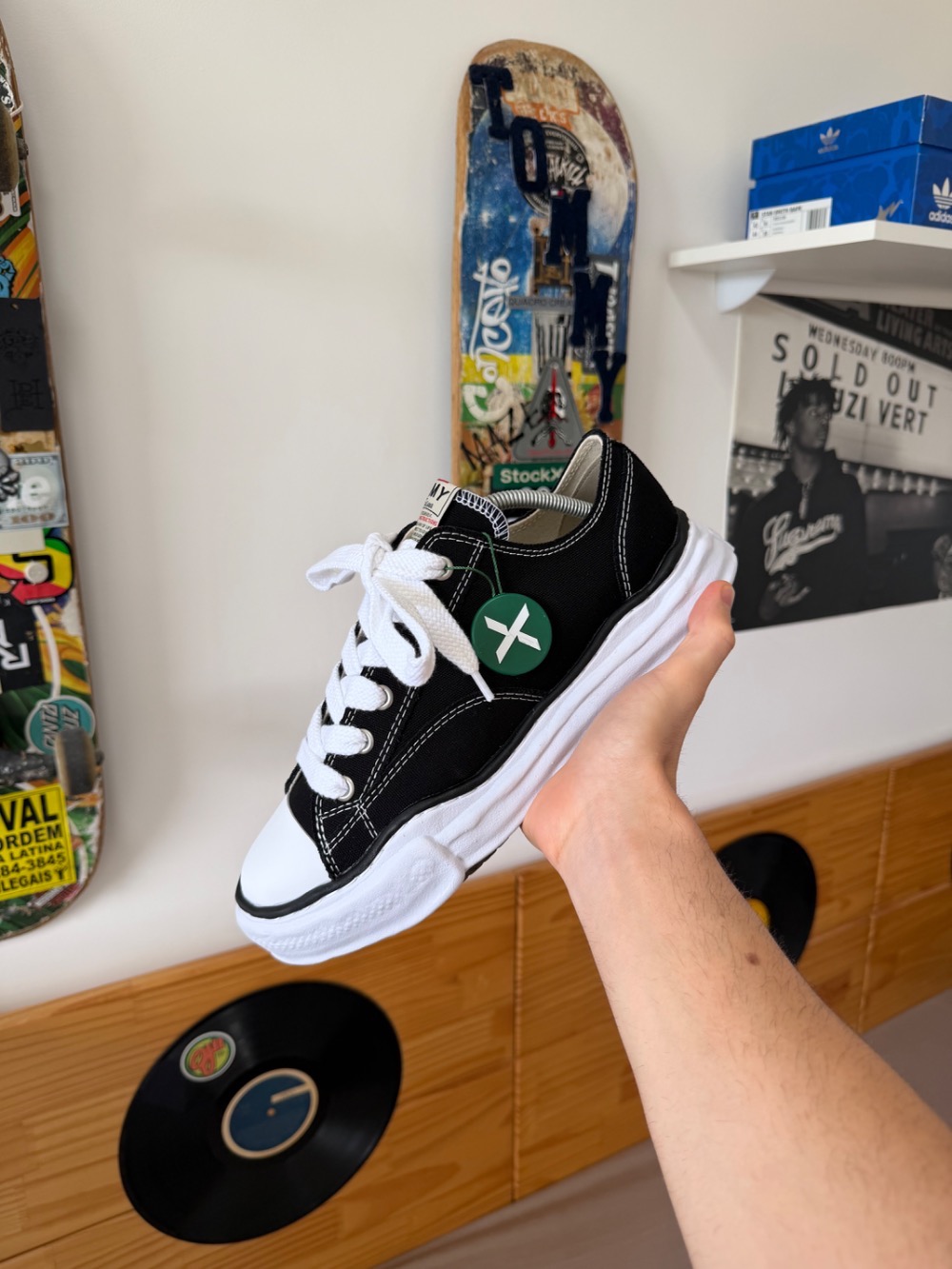 Maison Mihara Yasuhiro Peterson 23 OG Sole Canvas Low Black White