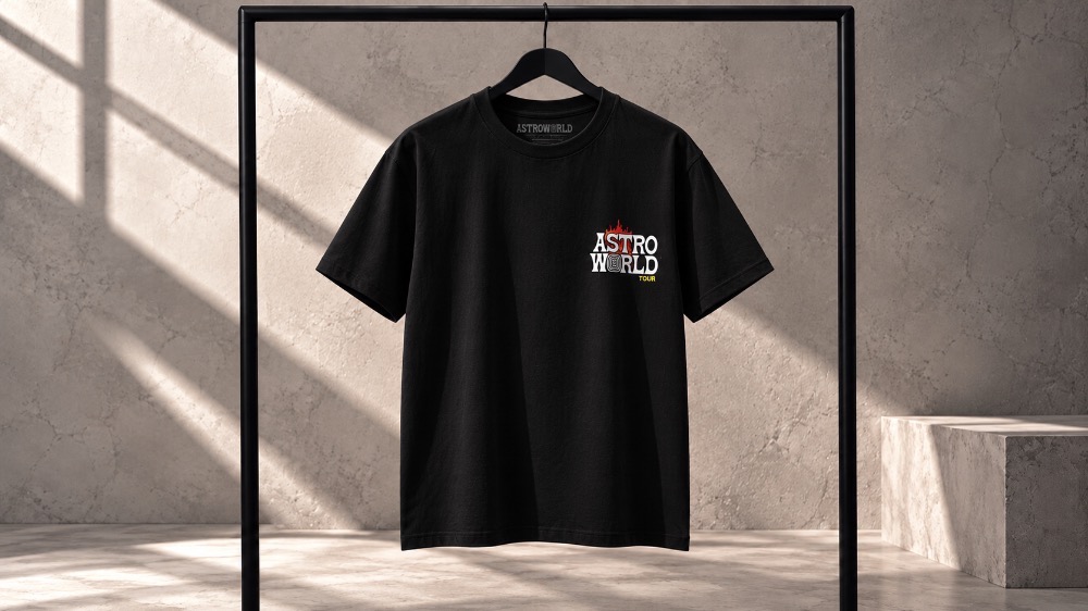 Camiseta Astroworld Tour Travis Scott Black